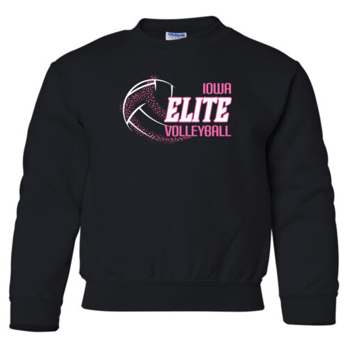 Heavy Blend Youth Crewneck Sweatshirt - Black Thumbnail