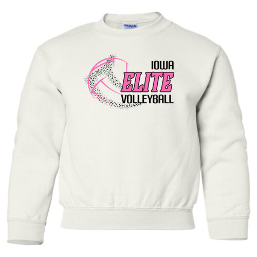 Heavy Blend Youth Crewneck Sweatshirt - White Thumbnail